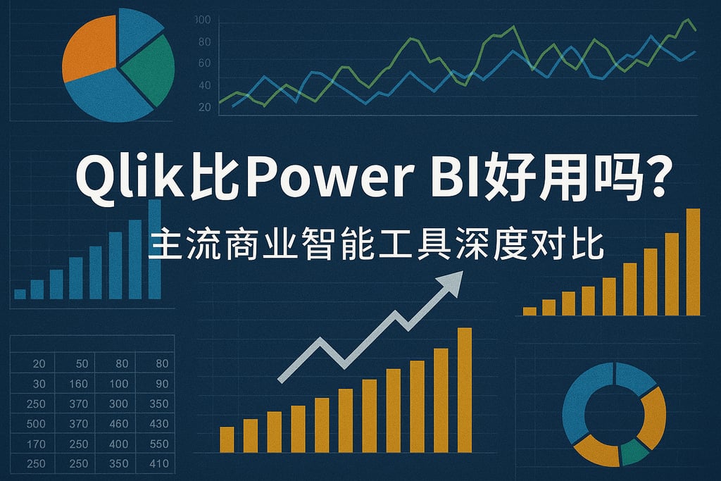 Qlik比Power BI好用吗？主流商业智能工具深度对比